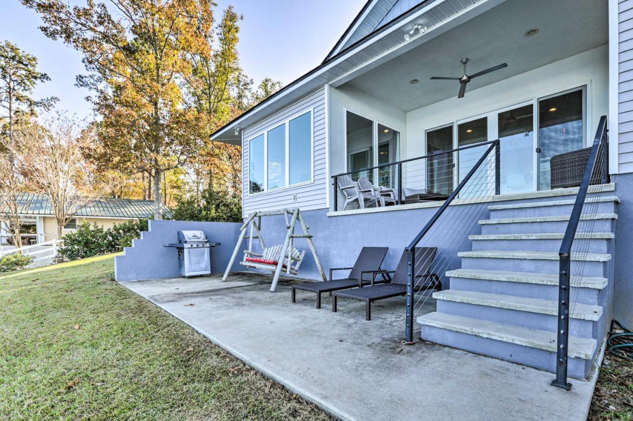 فيلا Beautiful Waterfront Getaway With Dock! Abbeville المظهر الخارجي الصورة